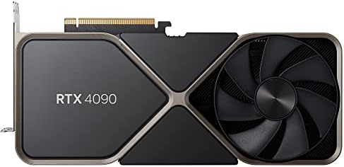 New GeForce RTX 4090 24 GB Founders Edition Cartão gráfico GDDR6X Titanium preto