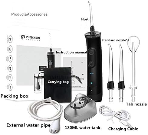 Limpador de dente Dicas de deslizamento de fluxo de água para o limpador de dentes de fluxo de água sem fio, irrigador oral portátil