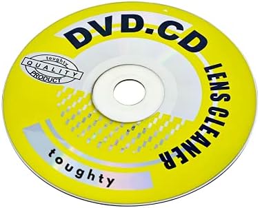 Limpador de limpador de lentes de laser de CD Toughty Conjunto de limpeza de disco para CD/VCD/DVD Player, sistema de limpeza
