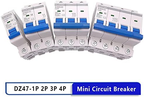 Infri 1/2/3/4 pólo din mini circuito disjuntor doméstico caixa de distribuição de distribuição de distribuição de equipamento mecânico