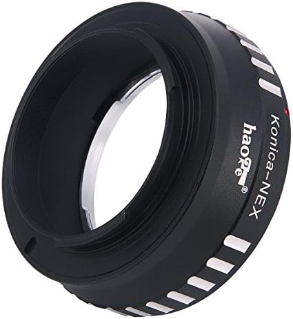 Haoge Manual Lens Mount Adapter for Konica AR Mount Lens to Sony E Mount NEX Camera as a3000 a3500 a5000 a5100 a6000 a6400 a6500 A7 A7R A7S A7II A7RII A7SII A7III A7RIII A9 VG10 VG30 VG900 FS700 FS7