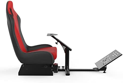 Chave de roda de corrida Cirearoa com cadeira de jogo de assento Cockpit para todos os Logitech G923 | G29 | G920 | Thrustmaster