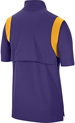 Nike Men's College Quarter-Zip Short Sleeve Coaches Jacket