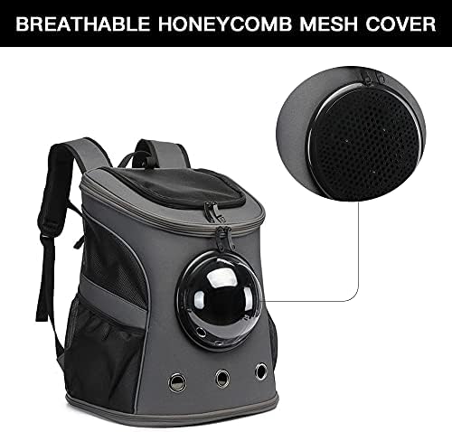 Redhong Portable Pet Backpack Transparent Panoramic Space Capsule forma
