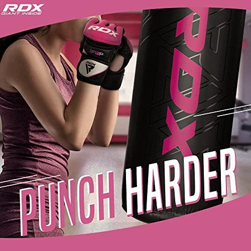 Luvas de MMA feminina de RDX luta contra artes marciais sparring saco de pancadas gaiola de gaiola maia esconder luvas de couro Treinamento de combate