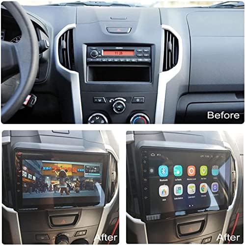 Auto Multimedia Player Android 9.1 Sistema de navegação automática de 9 polegadas Radio de carro Touchscreen para ch.ev.rolet dmax s10 2015-2018 suporta multimídia, 4g+64g-quad-core