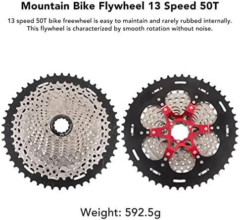 Spyminnpoo Mountain Bike Cassette Free Wheel, Harden Steel 13 Speed ​​50t Cassete compatível com Bipeys de bicicleta da montanha Biysandgames Bicycles and Spare Peças