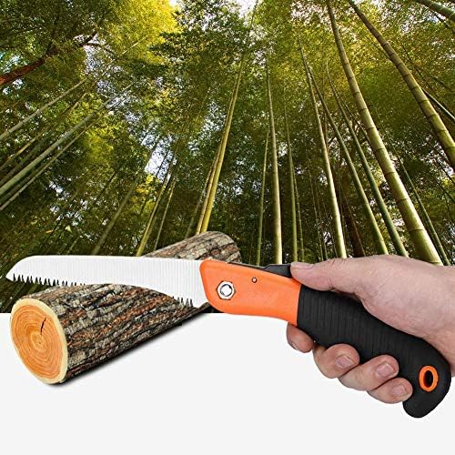 Manual portátil dobrável, serra de poda de klapzaag com a ferramenta de corte de árvores de jardinagem ao ar livre anti