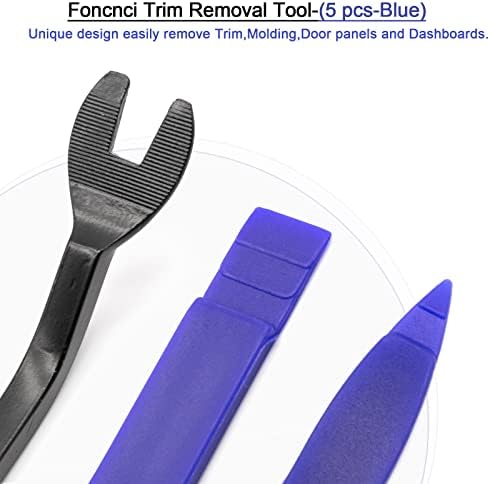 Ferramenta de remoção de acabamento Foncnci, kit de ferramenta de remoção de acabamento para carro para instalador de áudio
