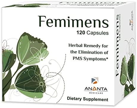 FEMIMENS ANANTA Medicare Limitada Remédio de ervas para a eliminação de sintomas de PMS, suplemento dietético - 120