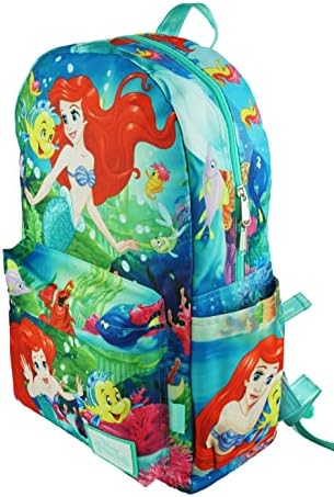 Disney The Little Mermaid - Ariel Deluxe Print Geralmente, Backpack de 17,5 com compartimento de laptop - A19608