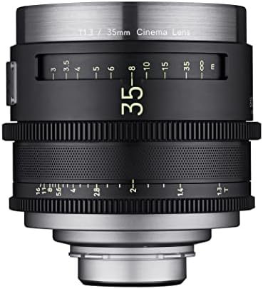 Rokinon Xeen Meister 35mm T1.3 Lens de cinema profissional para Canon EF