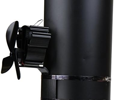 Tomersun novo ventilador de tubo de fogão projetado para a superfície de inclinação fixada no tubo da chaminé de