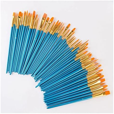 Lukeo Detalhe Brush Conjunto de pincel sintético Manças curta Brush suprimentos de arte de água de água pincel de tinta de óleo