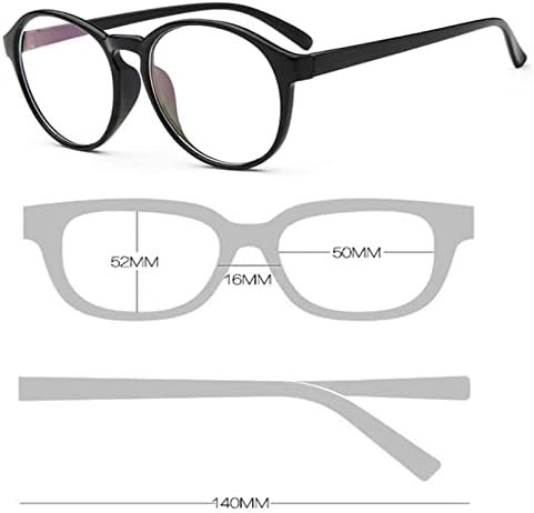 Estrutura de tamanho grande JCERKI se aprofunda de óculos-2.50 de óculos de miopia de força homens e mulheres óculos de distância