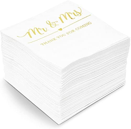 Mr e Sra. Paper Guardy com detalhes de papel alumínio para casamentos
