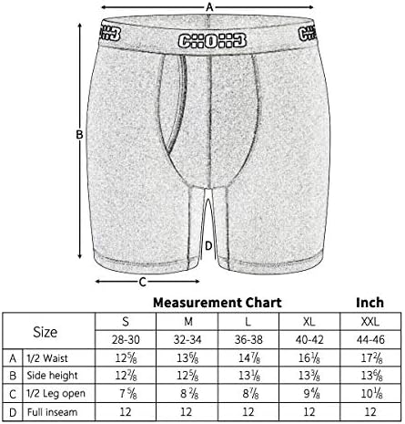 Chohb Men's Underwear Micro Modal 3 Pack Boxer Briefs Men Fly