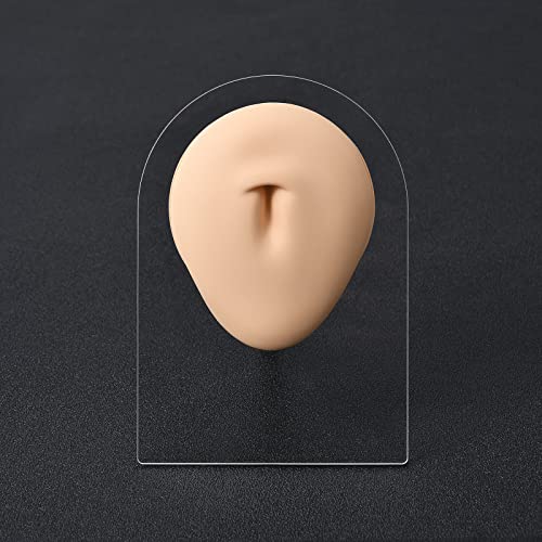 Jiesibao Silicone Body Model para exibição de piercing, exibições de peças para o corpo macio para exibição de jóias,