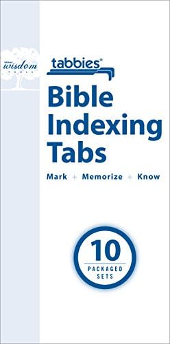 Guias de indexação da Bíblia de gado de ouro Tabbies, Old & Novo Testamento, 80 guias, incluindo 64 livros e 16 guias de referência, 7 ”a 12”