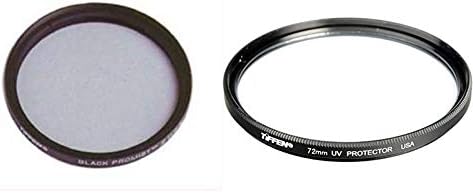 Tiffen 72bpm18 72mm Black Pro-Mist 1/8 Filtro e Filtro de Proteção UV de 72 mm