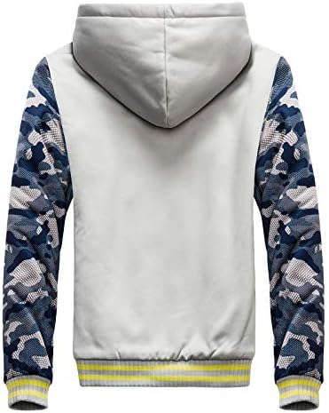 Jaquetas de pelúcia de ubst para masculino, colorido Block Patchwork