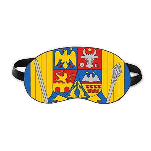 Romênia Nacional Emblem Country Sleep Eye Shield Soft Night Blindfold Shade Cover