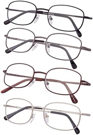 Gr8Sight Reading Glasses com lentes pequenas mulheres e homens pacote +1,25