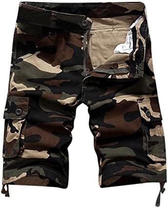 Shorts de compressão longos de miashui homens shorts de moda esportes soltos multipocket mulheres camuflagem shorts respiráveis