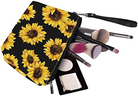 Bolsa de bolsa de praia para mulheres keiahuan, portador de cartão de crédito de bolsa de couro longa, bolsas de viagem de viagem cosméticas com pulseira