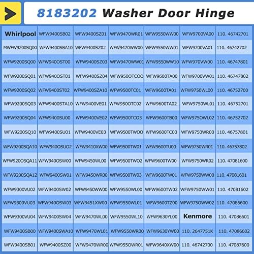 Novo WP8183202 ARRUELHA ALIMENTAÇÃO DE ARRIGADA OEM ARRIVAÇÃO OEM PARTES DE KENMORE, WHILLpool, Maytag, Amana, substitui W10005090