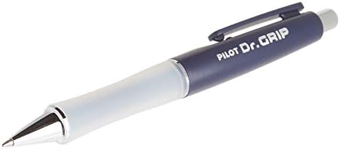 Piloto Dr. Grip Grip Fosted Recilabilable e Retorda Avançado Ballpond Pen, 3-Pack e Dr. Grip Recarregável e caneta de esfera retrátil, ponto médio, barril marinho, tinta azul, caneta única