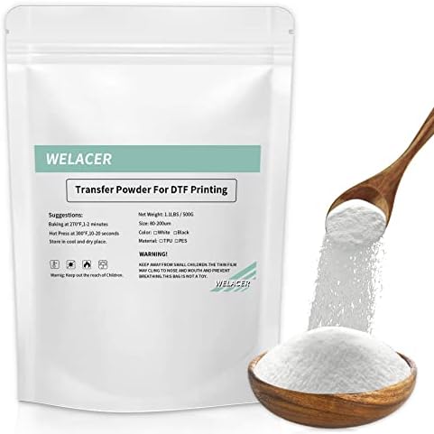 DTF Powder White Digital Transfer Hot Melt Adhesive 500g / 17,6oz, DTG IMPRESSORA DTF DTF DTF DTF PRIMIDADE DIRETA EM TODOS