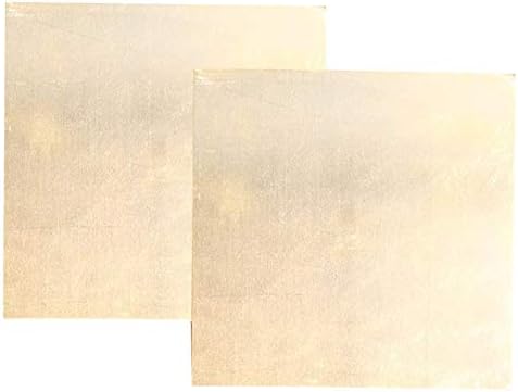 Placa de latão de bronze Umky placa fina de folha folha de folha de cobre placa de papel alumínio Corte Placa de metal de cobre 3pcs folha de metal