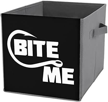 Morda -me os caixotes de armazenamento dobráveis ​​de pesca de pesca Caixas de armazenamento de tecido da moda insere gavetas de cubo 11 polegadas