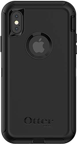 Caso da série OtterBox Defender para iPhone XS & iPhone X Packaging não -Retail - Black