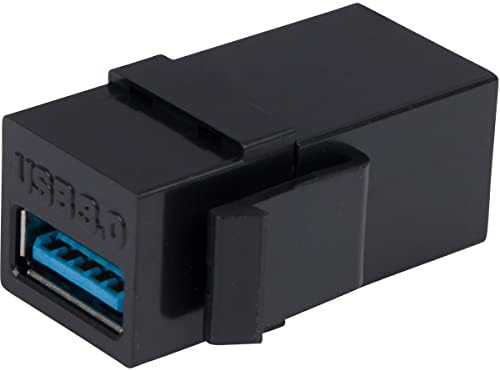 Ponto do comprador USB 3.0 Keystone jack insere fêmea a adaptadores fêmeas Inserir porta de soquete do conector Snap-in