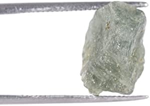 Gemhub Raw Rough em outubro Birthstone Green Tourmaline 6.85 ct. Pedra de gem