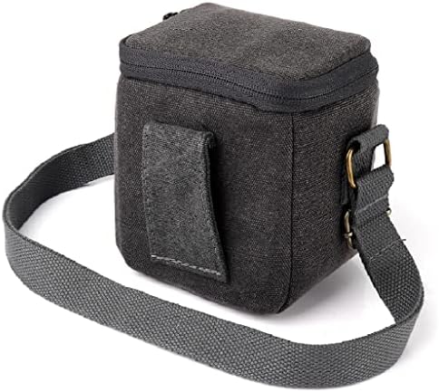 ASUVUD Bolsa de bolsa de câmera única Bolsa de ombro de bolsa de lona de câmera Saco de armazenamento (cor: D, tamanho