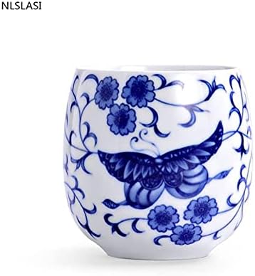 Wybw criativo na cintura japonesa copo de tambor de cerâmica xícara de chá tigela de chá pintada à mão Copo de vinho pessoal de kung