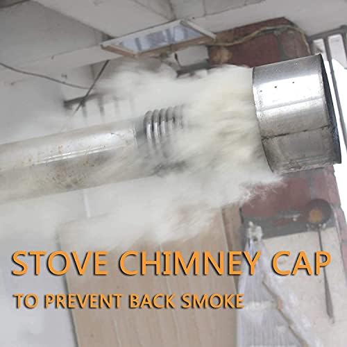 Capuz de chaminé de aço inoxidável Qulaco, tampo de guarda anti-pássaro e refluxo de fumaça de fumaça para todos os