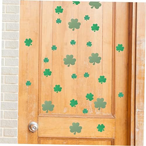 Adesivos favomoto 180 adesivos de adesivos verdes decoração verde Irlanda Glitter Powder Papel verde