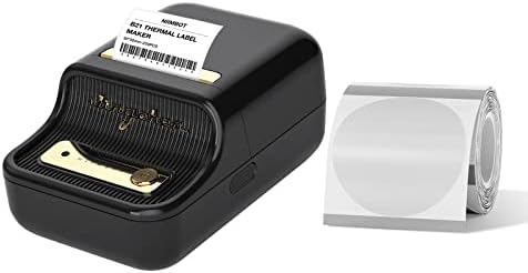 Fabricante de etiquetas Niimbot B21 com papel de etiqueta 50x30mm e 50x50mm