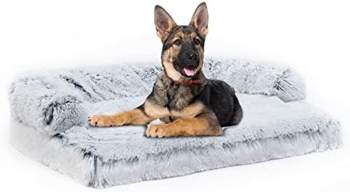 Cães de cães de cães/gatos Caminho de cães de espuma, sofá-cama com capa de fácil limpeza removível.