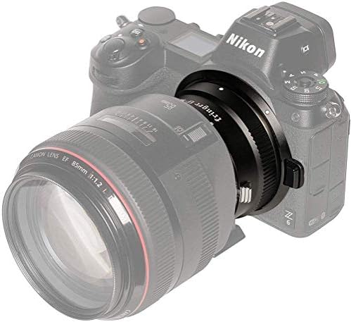 Fringer Canon EF Lente para Nikon Z Mount Cameras Adaptador de foco automático compatível com Nikon Z6 Z7, Z50. EF-Z AF
