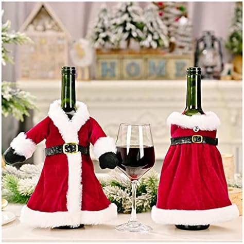 Pifude de natal decorações de natal garrafa de vinho defesa em casa Santa garrafa de vinhos toninho de neve titular de presente de natal decoração de ano novo