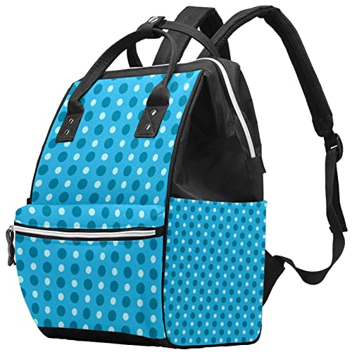 Blue Dots Freia -Tote Bags Backpack Mummy Backp Mackp
