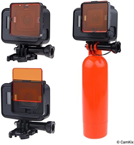 Kit de filtro de mergulho Camkix compatível com a GoPro Hero 6 e Hero 5 Black - 3 filtros - não para uso com carcaça à prova d'água