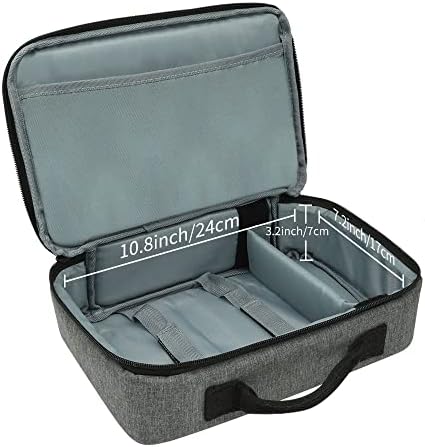 3 Pedras T20 Mini Projector Bag de Transporte de Transporte, Bola portátil de transporte, até 10,5 x7,2x 3,2 polegadas- bolsos