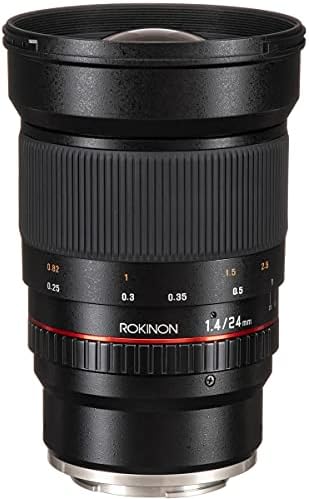 Rokinon 24mm f1.4 ed como se UMC Lente Ampla Angular para câmeras de montagem eletrônica da Sony