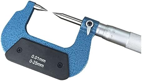 SMANNI 0-25mm 25-50mm 50-75mm 75-100mm micrômetro de ponto duplo com carboneto medindo pinça de espessura de faces